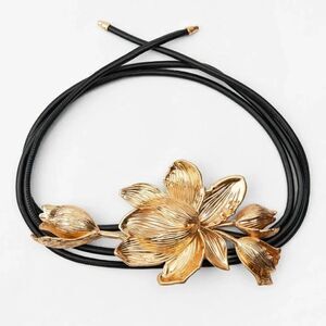 Flower cord belt N794